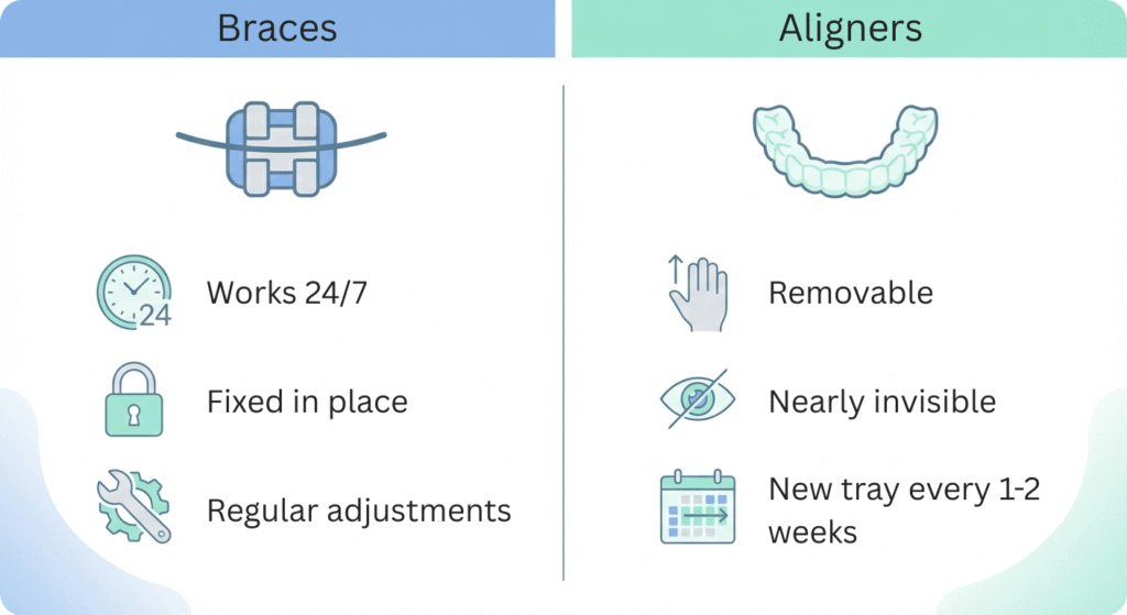 Invisalign vs. Braces